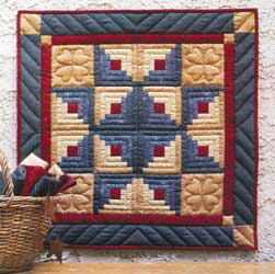  Cabins Kits on Log Cabin Star Wall Quilt Kit Beautiful And Traditional Log Cabin And