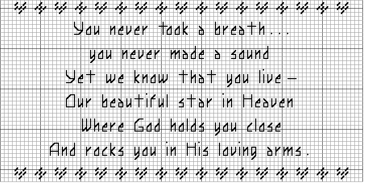 Babys Memory Sampler Graph Middle