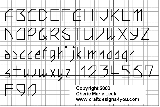 Childs Memory Sampler Alphabet Graph