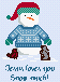 Jesus Loves You Snowman