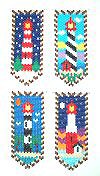 4 Seasons Lighthouses Beaded Banners