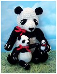Crochet Panda Bears