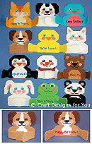 Plastic Canvas Hug-a-Buddies