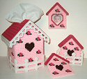 Rose Cottage Home Decor Set