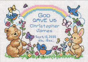 God's Babies Cross Stitch Kit