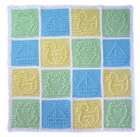 Popcorn Patchwork Blankie for Boys