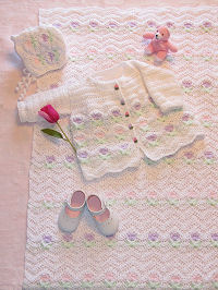 Crochet Tulip Garden Baby Layette