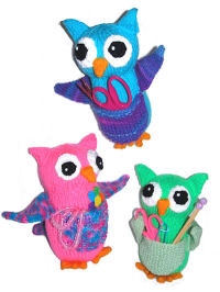 Knit Owl Pocket Pals