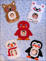 Plastic Canvas Winter Buddy Frames